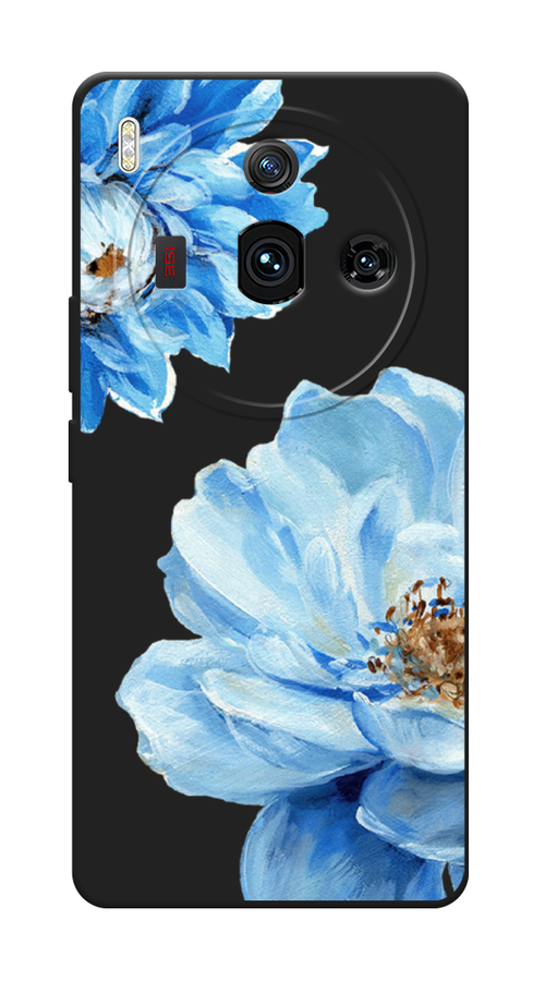 

Чехол Awog на ZTE Nubia Z50S Pro "Голубые клематисы", Голубой, 136852-1