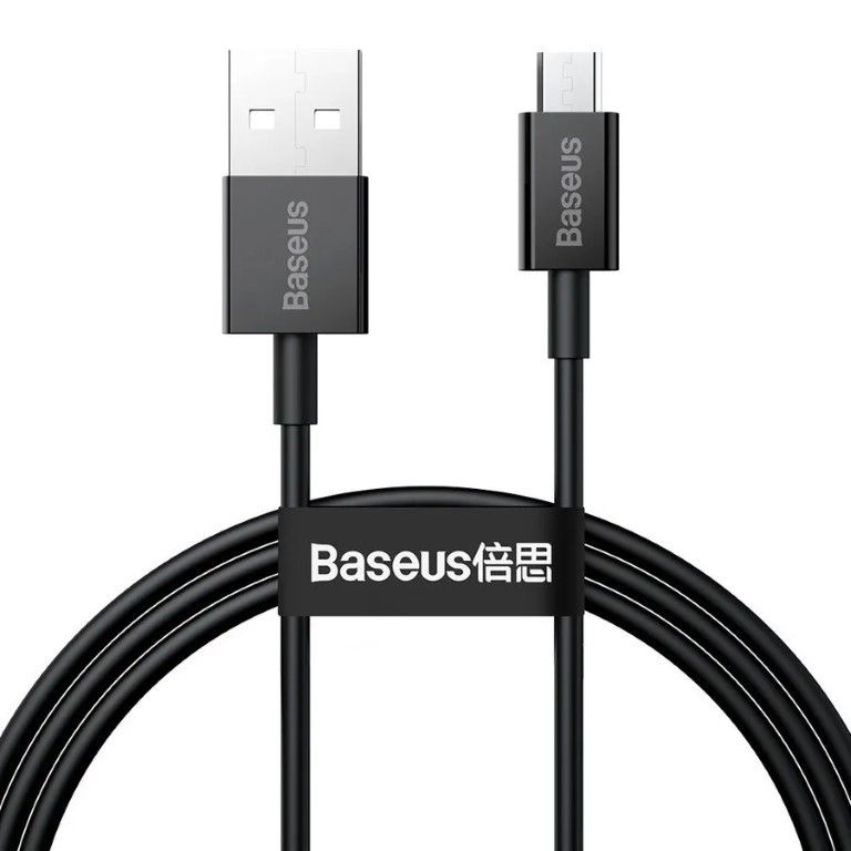 

Кабель Baseus Superior series USB - Micro USB 2А, 2 м, черный (CAMYS-A01)