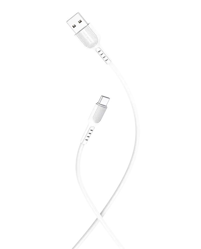 

Дата-кабель More choice K26a USB 2.0A для Type-C TPE 1м White, K26a