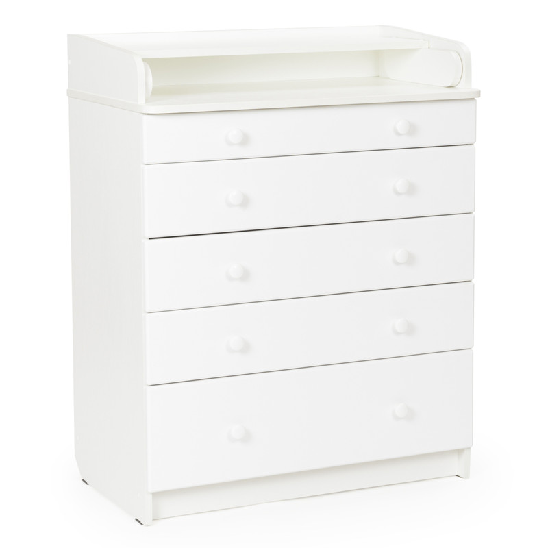 Детский комод BEBIZARO MODERN «NEW» WHITE комод rant bamboo 84 см 3 ящика cloud white