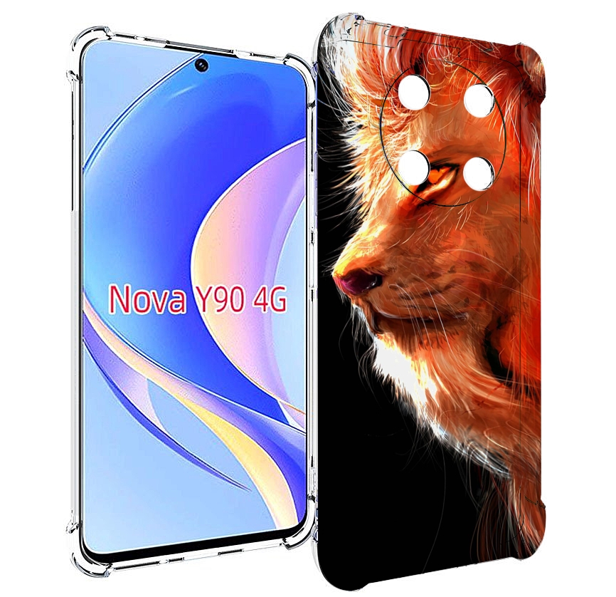 

Чехол MyPads Арт-рисунок-льва мужской для Huawei Nova Y90 (CTR-LX1) / Enjoy 50 Pro, Tocco