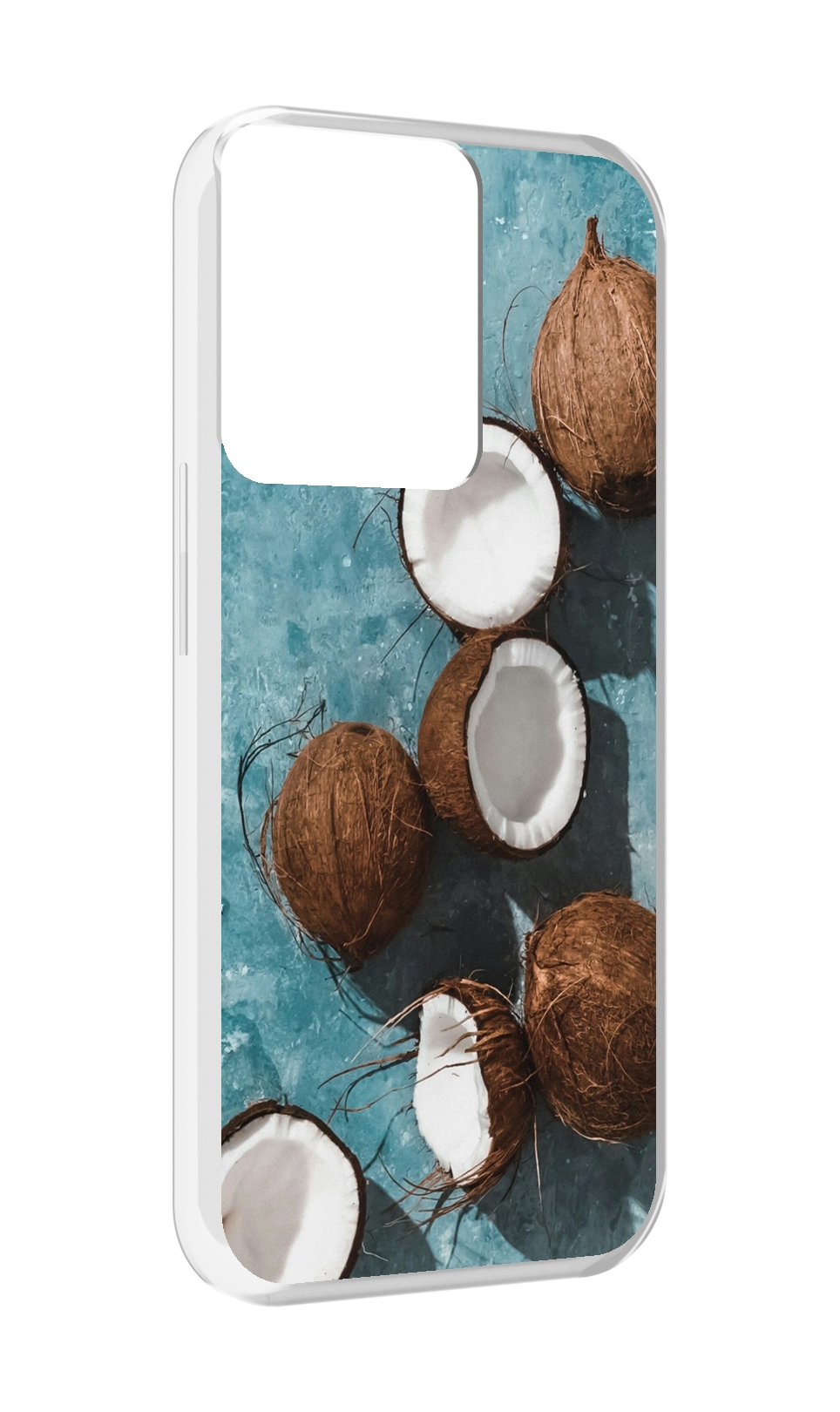 

Чехол MyPads красивые-кокосы для OPPO Reno 8, Прозрачный, Tocco