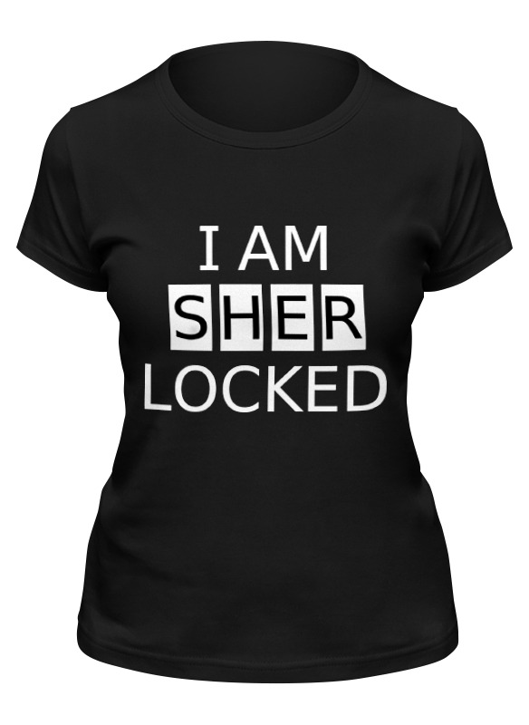 

Футболка женская Printio Шерлок (sherlock) черная 2XL, Черный, Шерлок (sherlock)