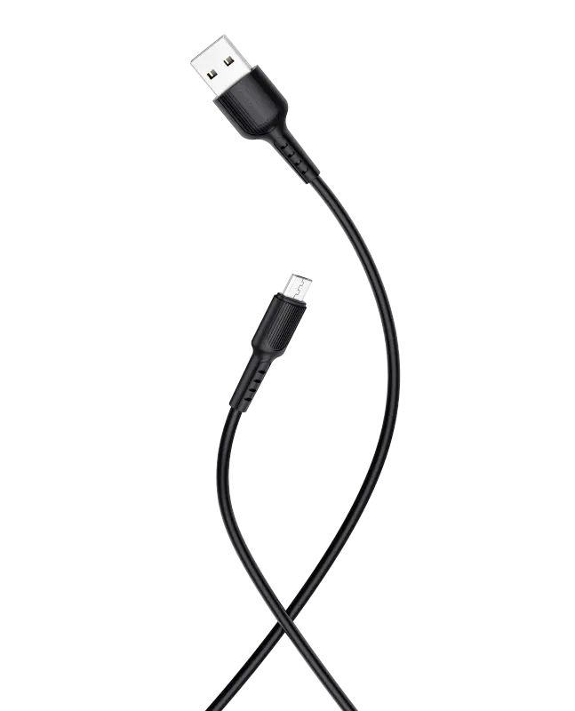 Дата-кабель More choice K26m USB 2.0A для micro USB TPE 1м Black