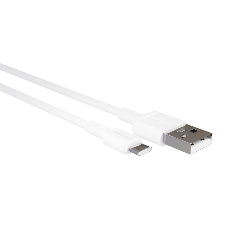 

Дата-кабель USB 2.0A для Type-C More choice K14a TPE 1м White, K14a 1m