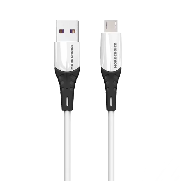 Дата-кабель More choice K32Sm USB 3.0A для micro USB силикон 1м White