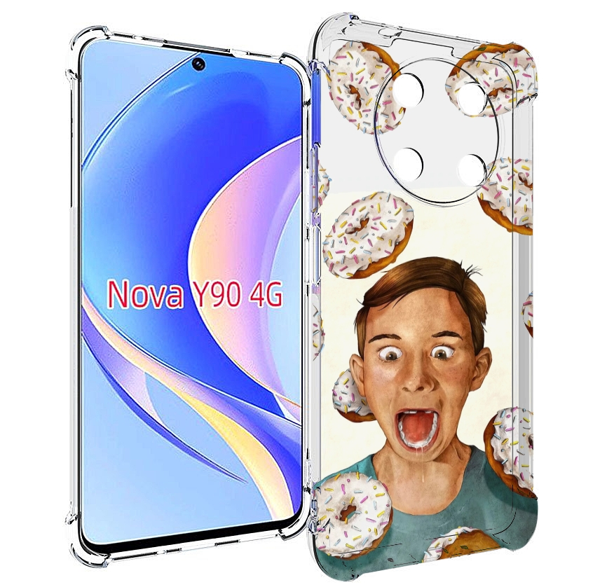 

Чехол MyPads Бешенные-пончики для Huawei Nova Y90 (CTR-LX1) / Enjoy 50 Pro, Tocco