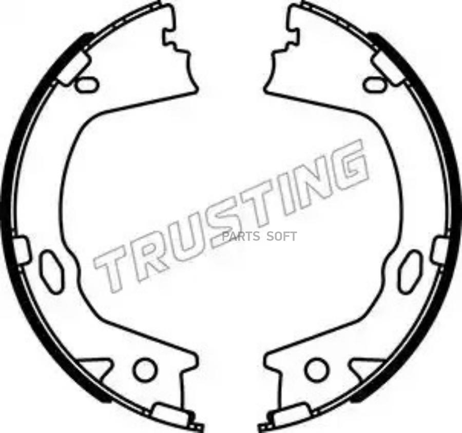 

Тормозные колодки TRUSTING барабанные 46228, 046228