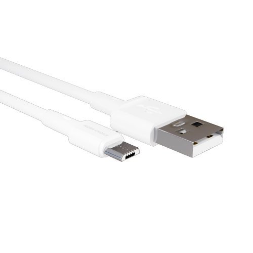 

Дата-кабель USB 2.0A для micro USB More choice K14m TPE 0.25м White, K14m 0.25m