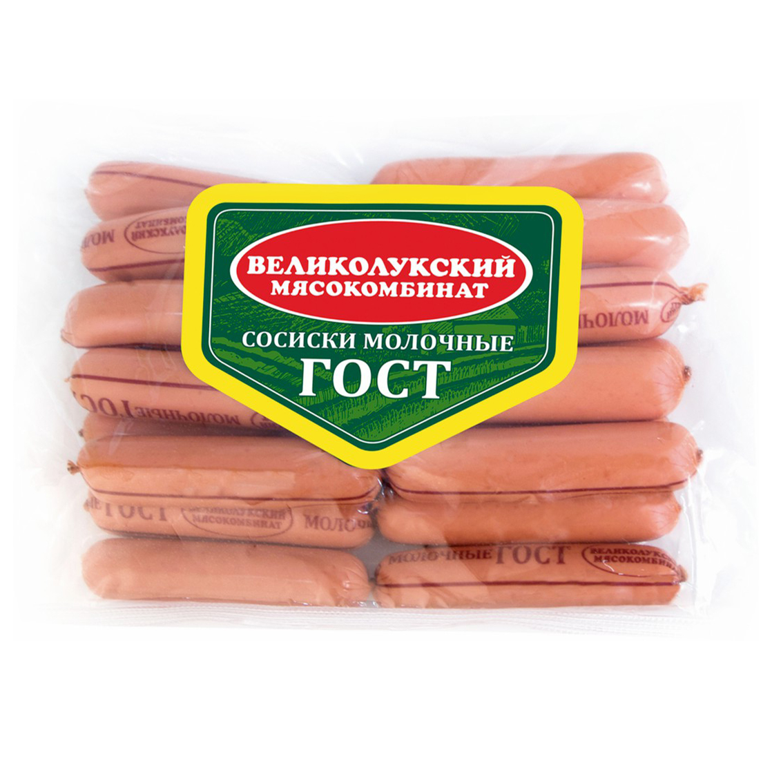 

Сосиски Великолукский продукт Молочные ГОСТ - 650 г