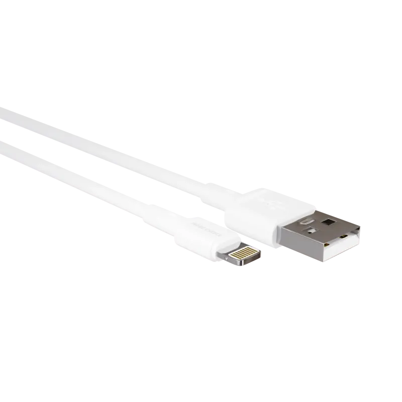 Дата-кабель USB 2.0A для Lightning 8-pin More choice K14i TPE 0.25м White