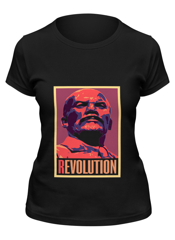 

Футболка женская Printio Revolution черная L, Черный, Revolution