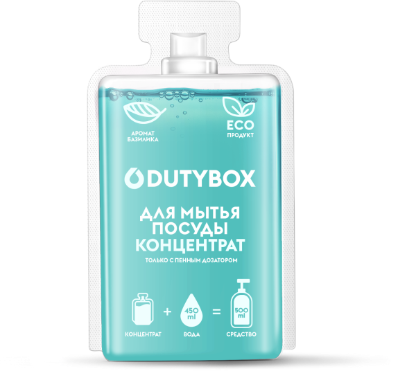 фото Жидкость для мытья посуды dutybox концентрат базилик 50 мл