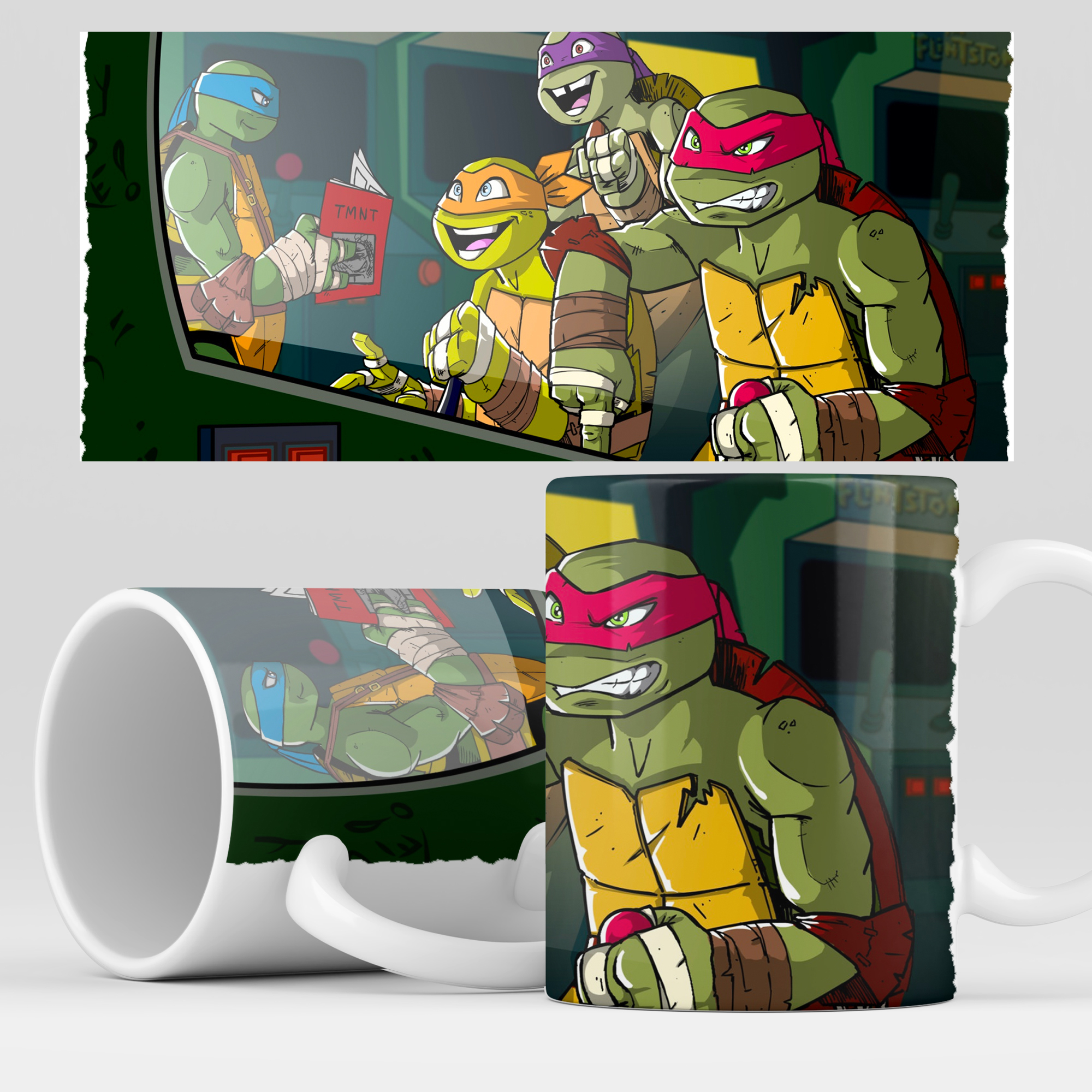 

Кружка RocketCup с принтом "Черепашки ниндзя" TMNT, TMNT17