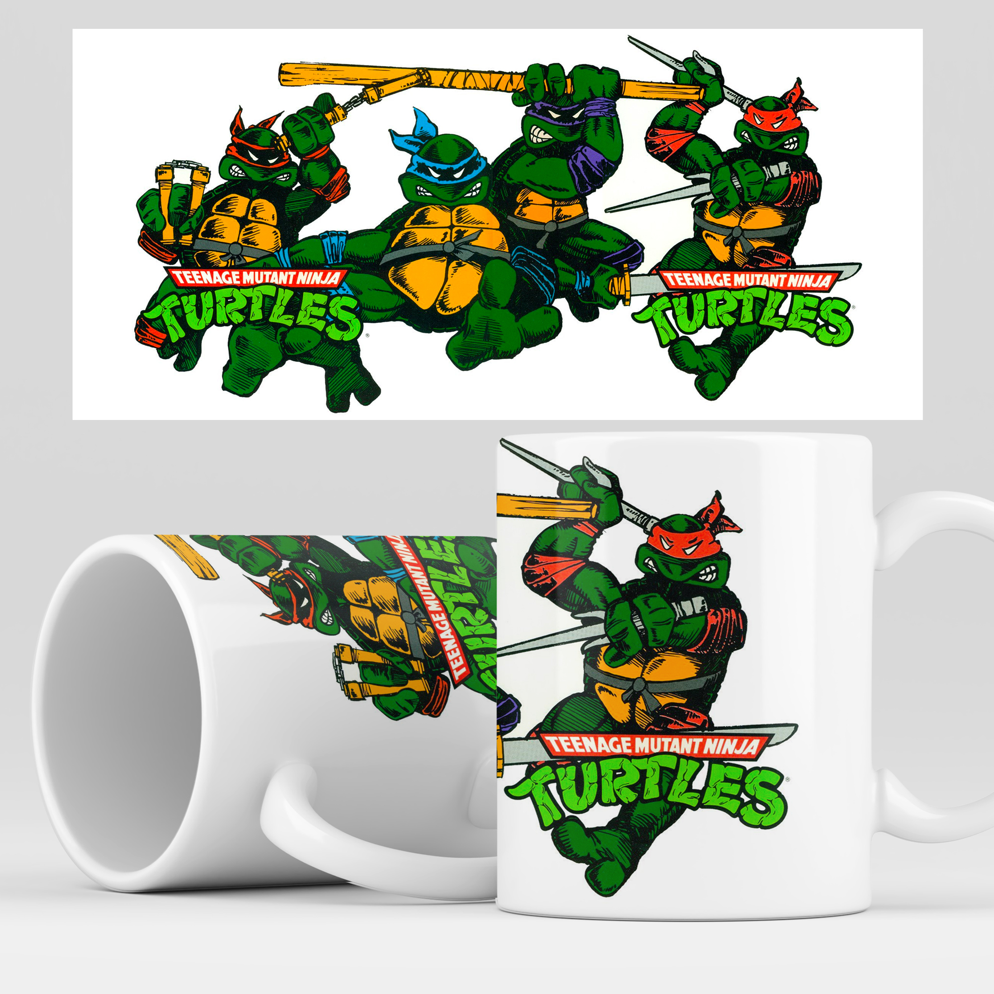

Кружка RocketCup с принтом "Черепашки ниндзя" TMNT, TMNT18
