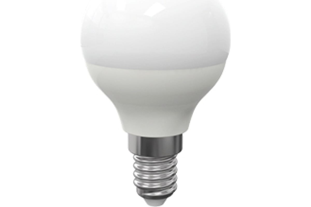 

Светодиодная лампа globe LED 8,0W G45 220V E14 6000K шар (композит) Ecola K4GD80ELC