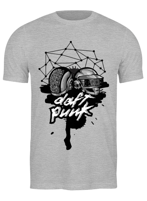 

Футболка женская Printio Daft punk серая 2XL, Серый, Daft punk