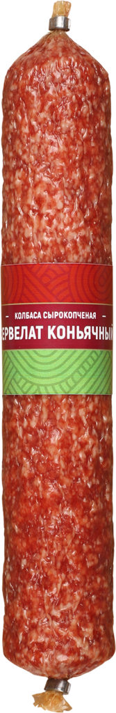 

Колбаса Кронштадтский сервелат Коньячный сырокопченая