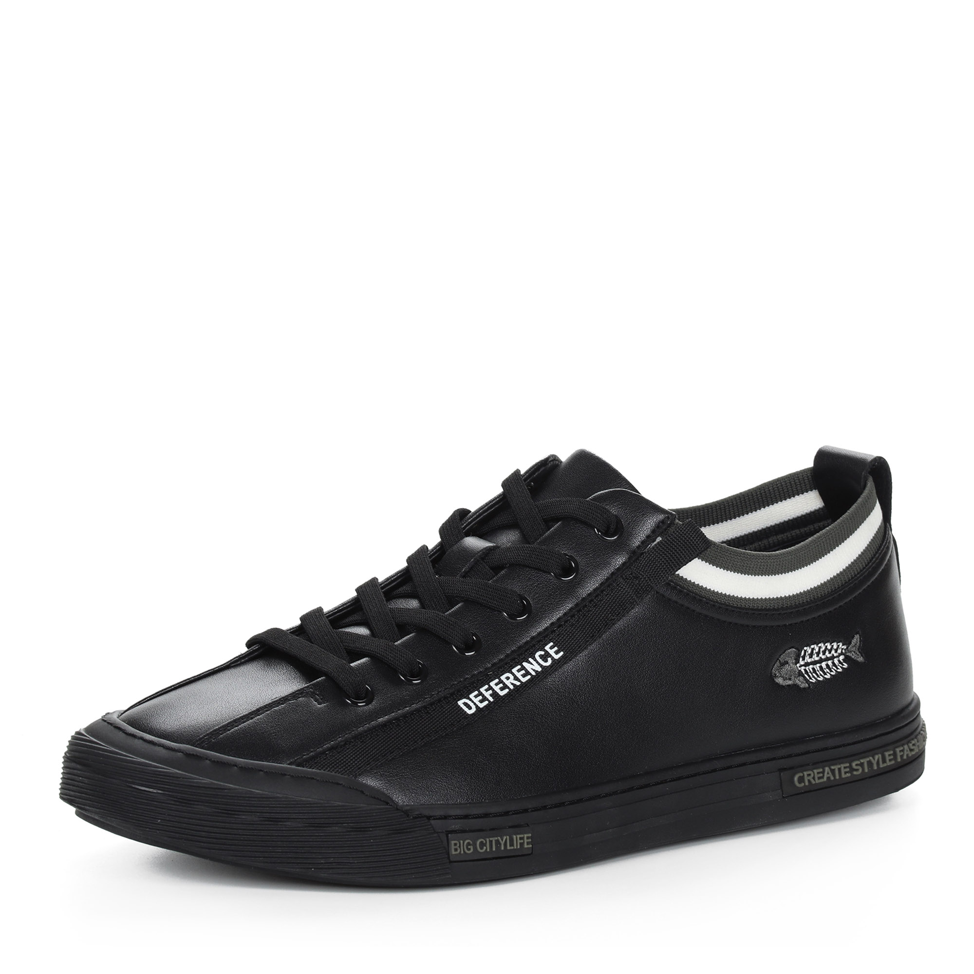 Кеды мужские RSP LAB VK83-174979 черные 43 RU 7492₽