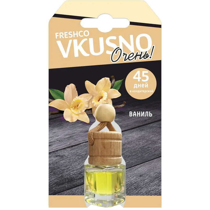 

Ароматизатор подвесной БОЧОНОК Freshco Vkusno Ваниль 1шт