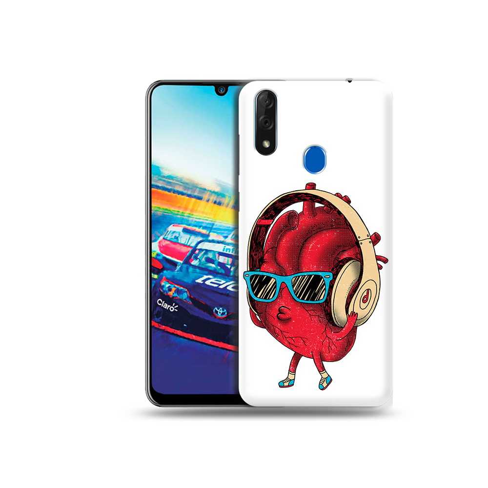 

Чехол MyPads Tocco для ZTE Blade V10 слушай сердце (PT136503.455.609), Прозрачный, Tocco