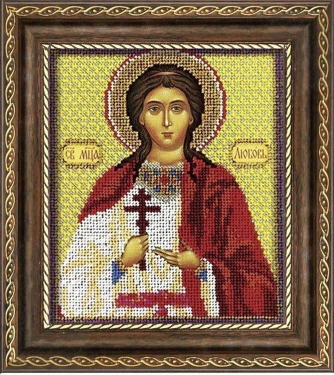 

Рама для икон из ювелирного бисера с оргстеклом «Радуга бисера»