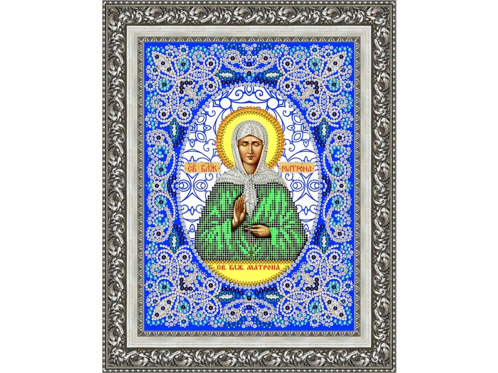 

Схемы для вышивки бусинами «Святая Блаженная Матрона (зелёная)»
