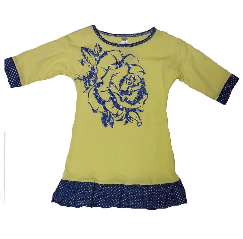 Платье детское Натали 6513, желтый, 116