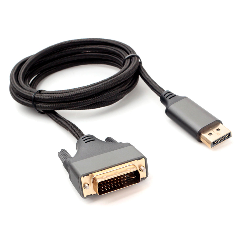 

Кабель Cablexpert DisplayPort - DVI вилка-вилка 1.8м (19358) черный