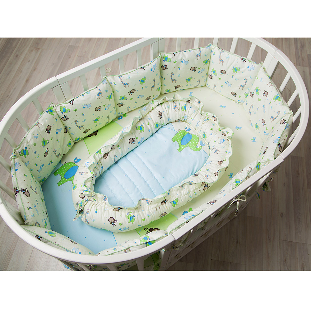 

Подушка-позиционер со съемным матрасиком PITUSO сатин Зоопарк, КТ-115/ГН