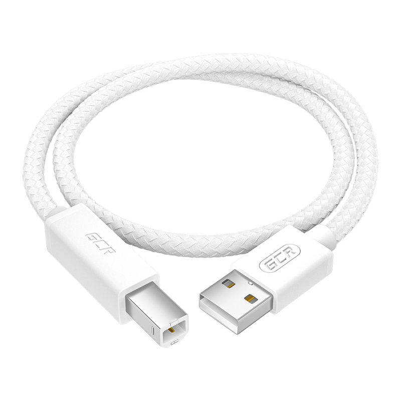 

Кабель Greenconnect USB A - USB B вилка-вилка 0.5м (GCR-54210) белый