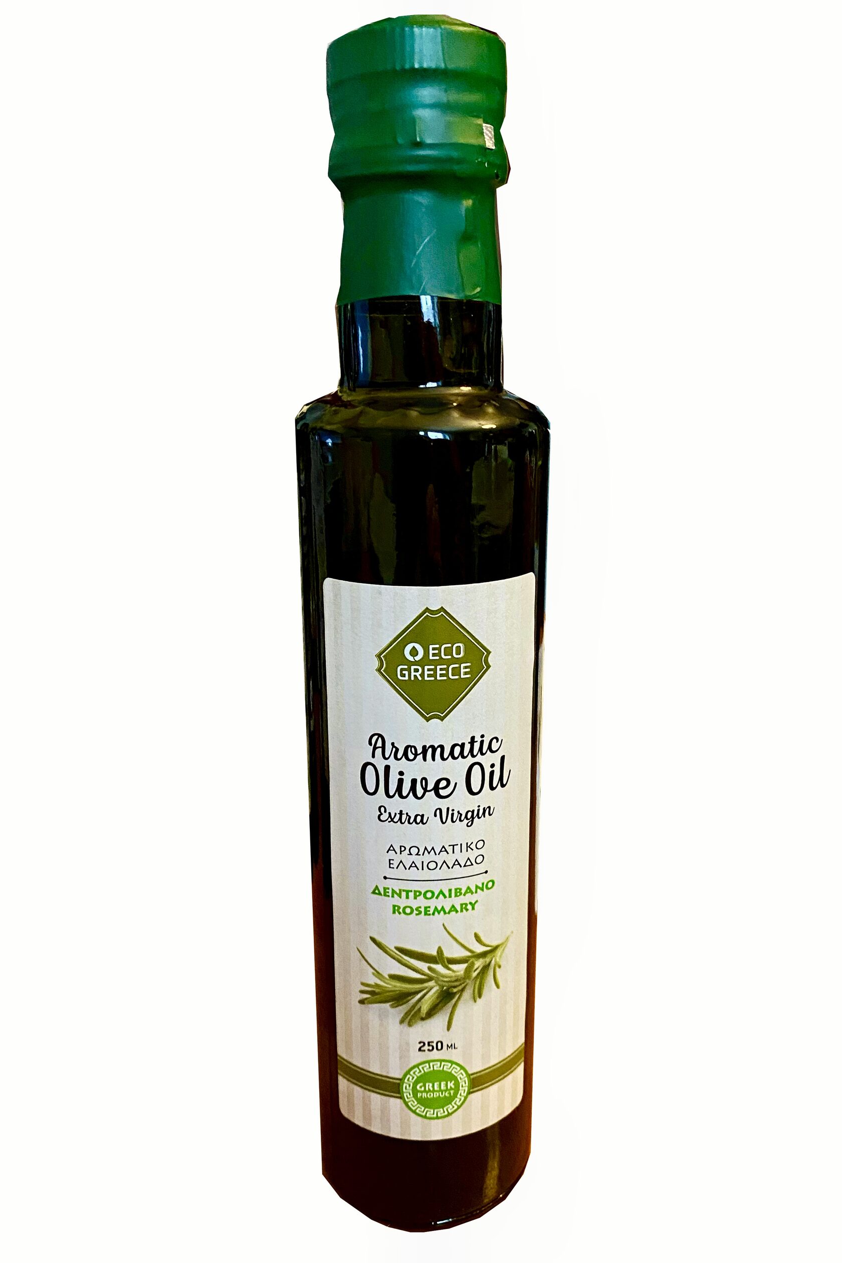 Оливковое масло EcoGreece с розмарином Extra Virgin, 250 мл