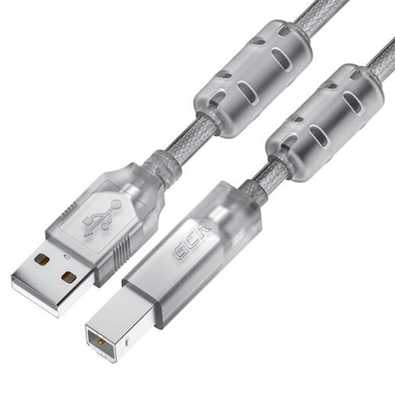 

Кабель Greenconnect USB A - USB B вилка-вилка 3м (GCR-52424) черный