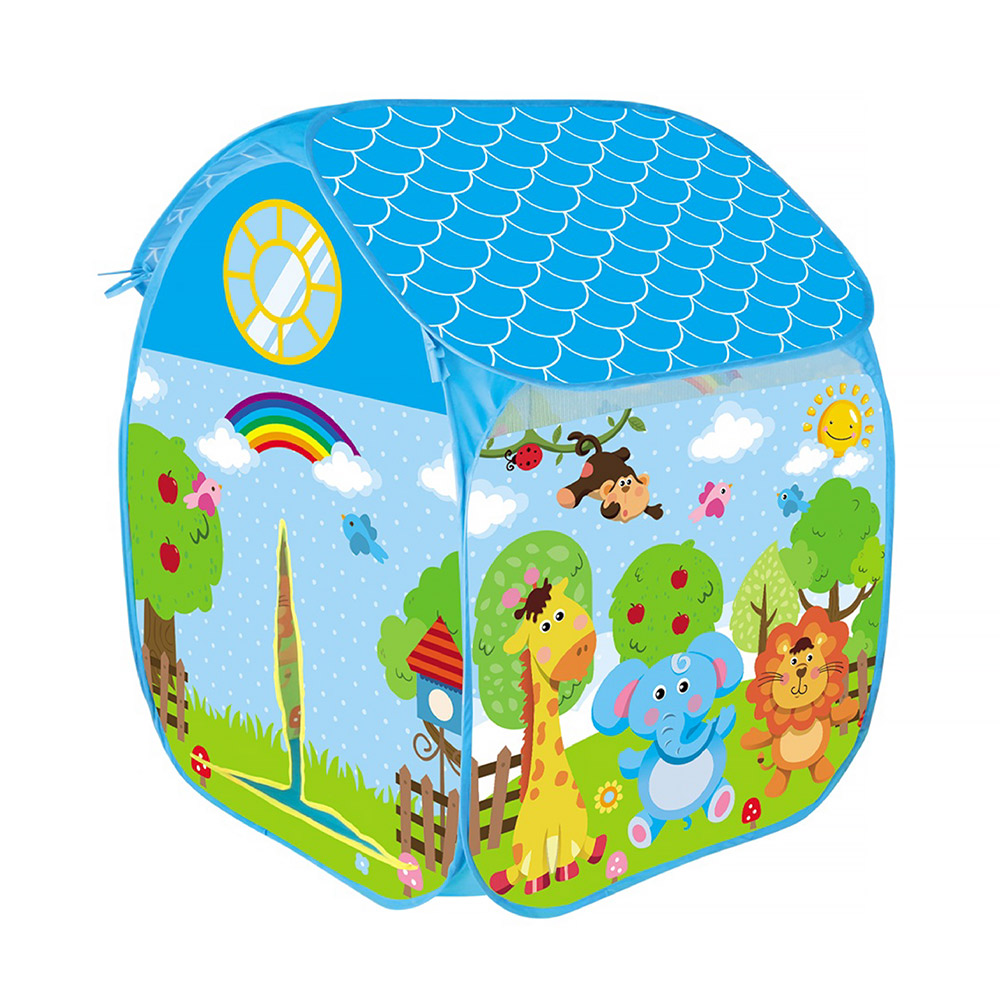

Игровой домик-палатка Pituso Зверушки, ПВХ каркас + 50 шаров, 995-5001D