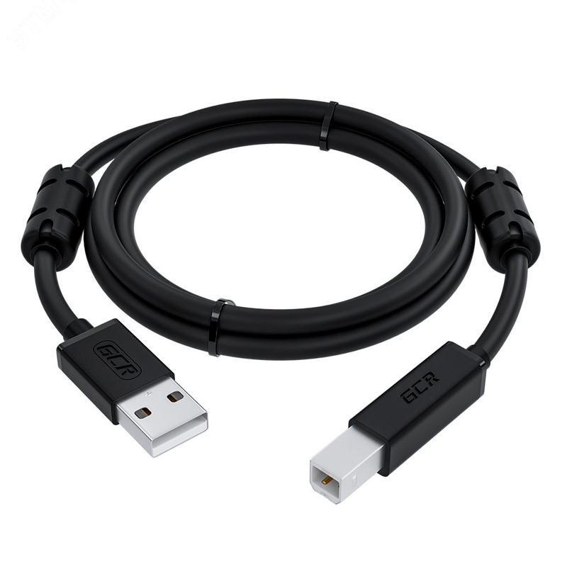 

Кабель Greenconnect USB A - USB B вилка-вилка 3м (GCR-52417) черный