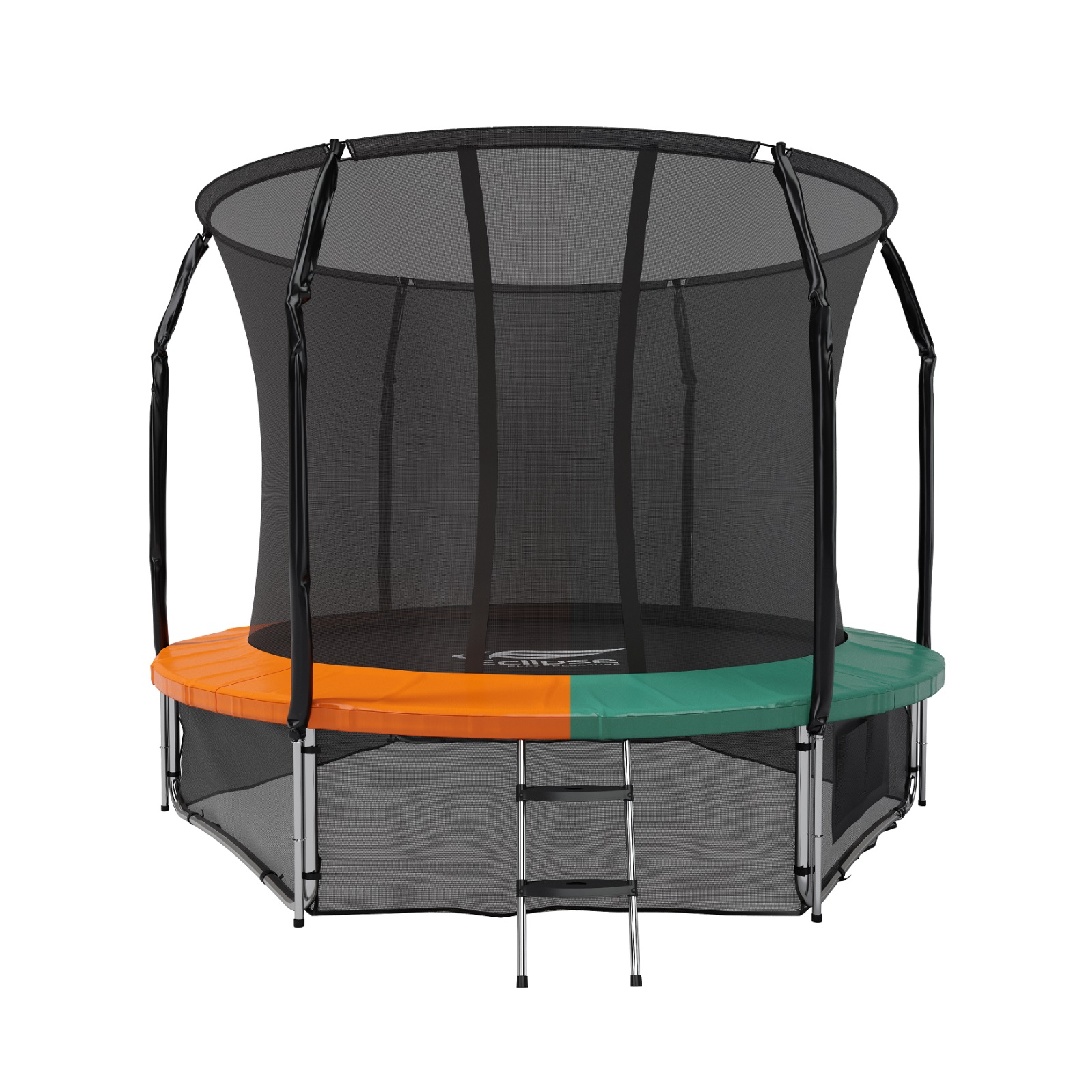 

Батут Eclipse Space Twin с сеткой и лестницей 244 см, green/orange, Зеленый;оранжевый, Space Twin