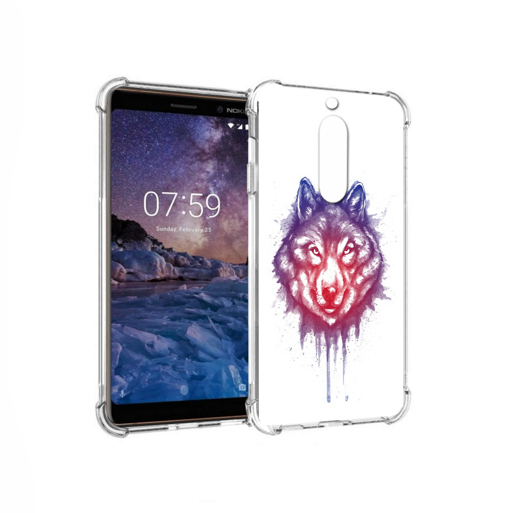 

Чехол MyPads Tocco для Nokia 7 пушистый волк (PT95887.123.561), Прозрачный, Tocco