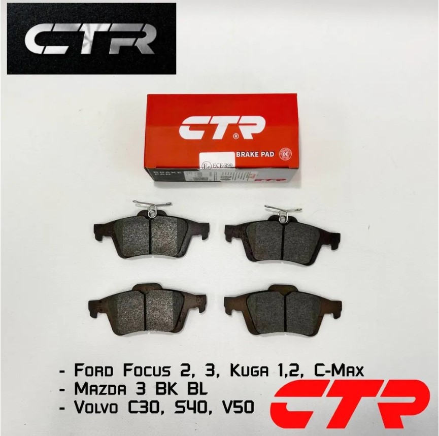 Колодки тормозные CTR для Ford Fous, Kuga, Mazda 3, Volvo S40 Форд Фокус Куга Мазда Задние