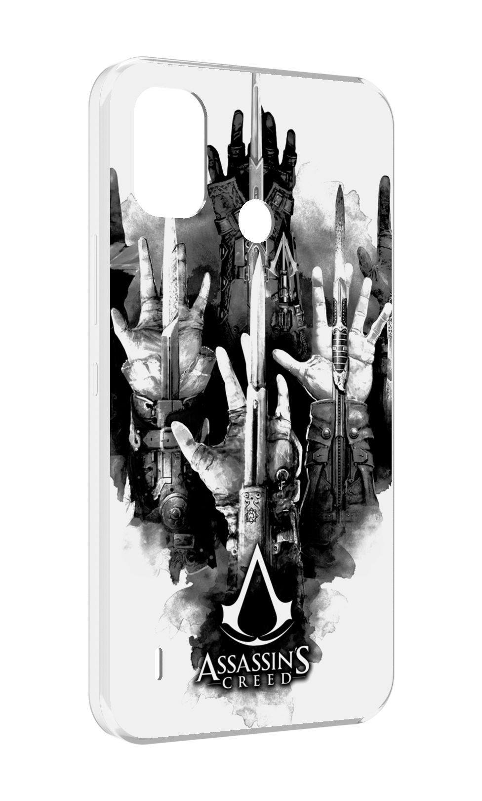 

Чехол MyPads Assassin's Creed скрытый клинок для Itel A48, Прозрачный, Tocco