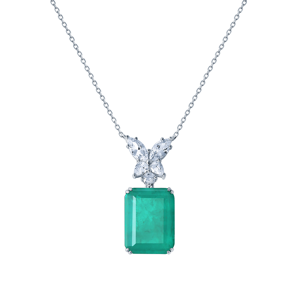 

Колье из серебра с фианитом 40 см Element47 SS-B1769NC1_KL_001_WG, SS-B1769NC1_KL_001_WG