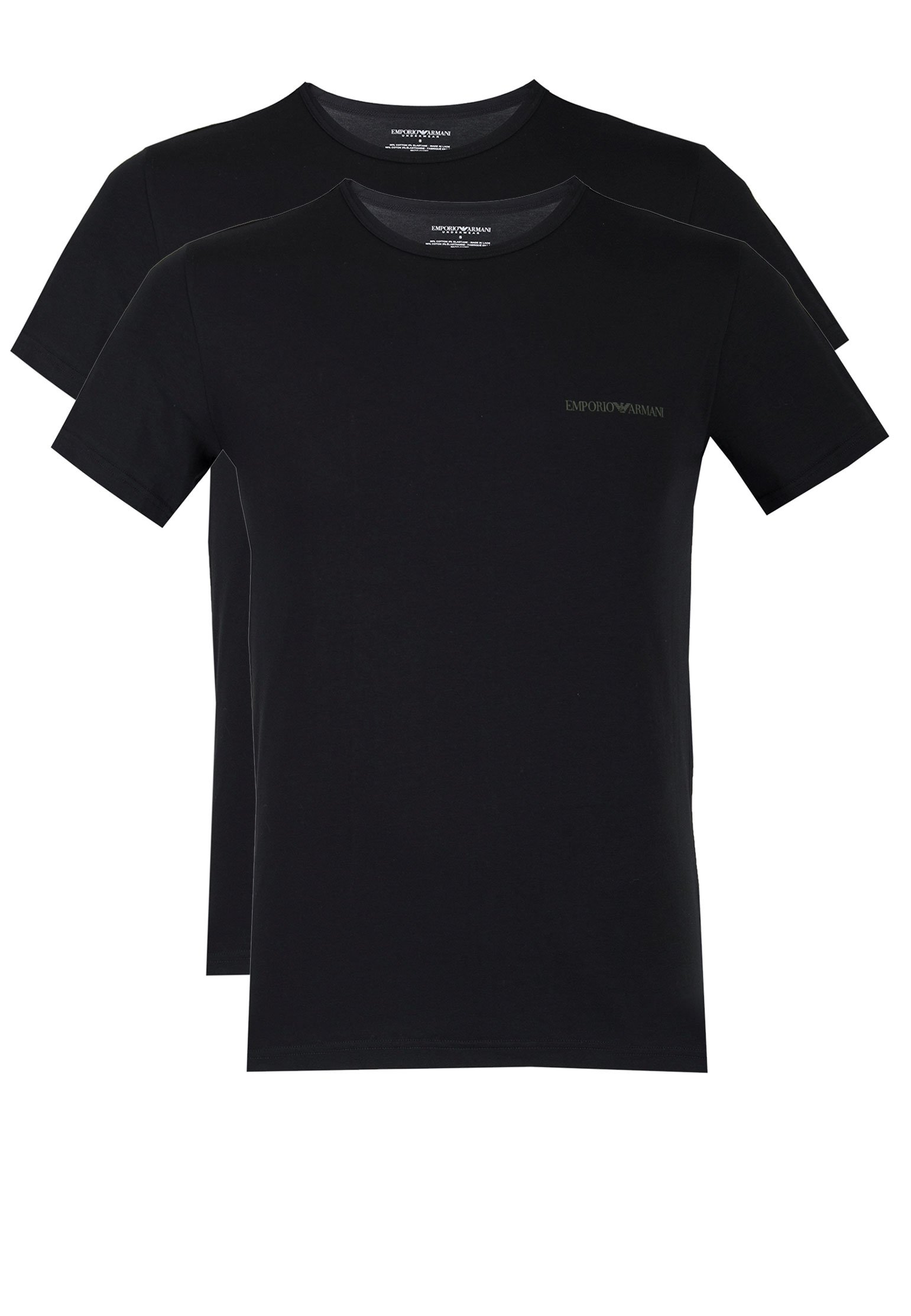 

Комплект футболок мужских Emporio Armani 121465 черных XL, 121465