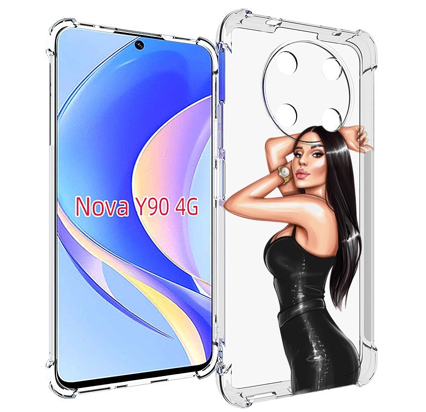 

Чехол MyPads Брюнетка-с-часами для Huawei Nova Y90 (CTR-LX1) / Enjoy 50 Pro, Tocco