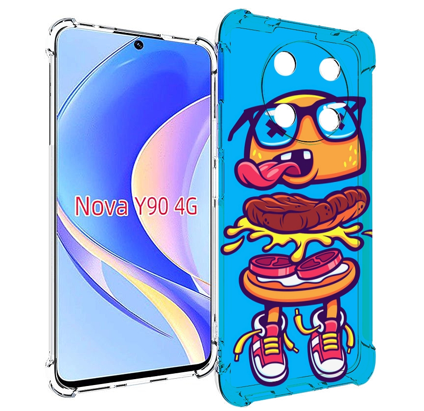

Чехол MyPads Бургер с очками для Huawei Nova Y90 (CTR-LX1) / Enjoy 50 Pro, Tocco