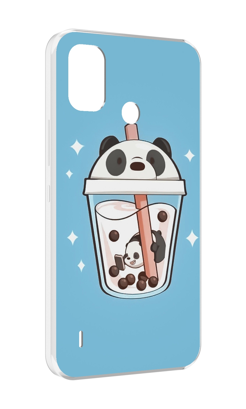 

Чехол MyPads Bubble tea для Itel A48, Прозрачный, Tocco