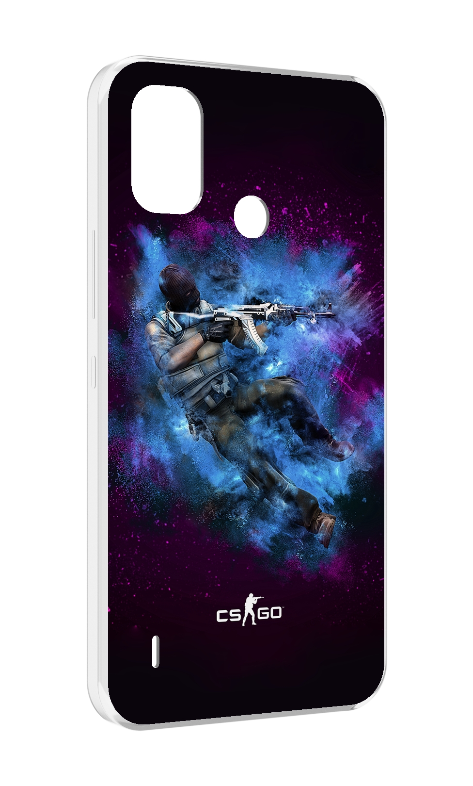 

Чехол MyPads CS-go-террорист для Itel A48, Прозрачный, Tocco