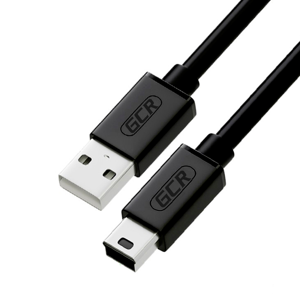 

Кабель Greenconnect Mini USB - USB вилка-вилка 3м (GCR-UM2M5P-BB2S-3.0m) черный
