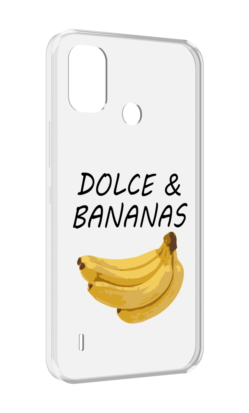 

Чехол MyPads Dolce банан для Itel A48, Прозрачный, Tocco