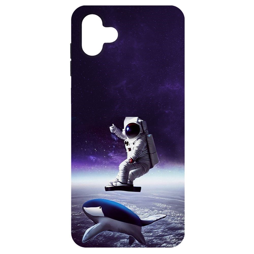 

Чехол-накладка Софт Спейсбордер для Samsung Galaxy A04 (A045), Черный