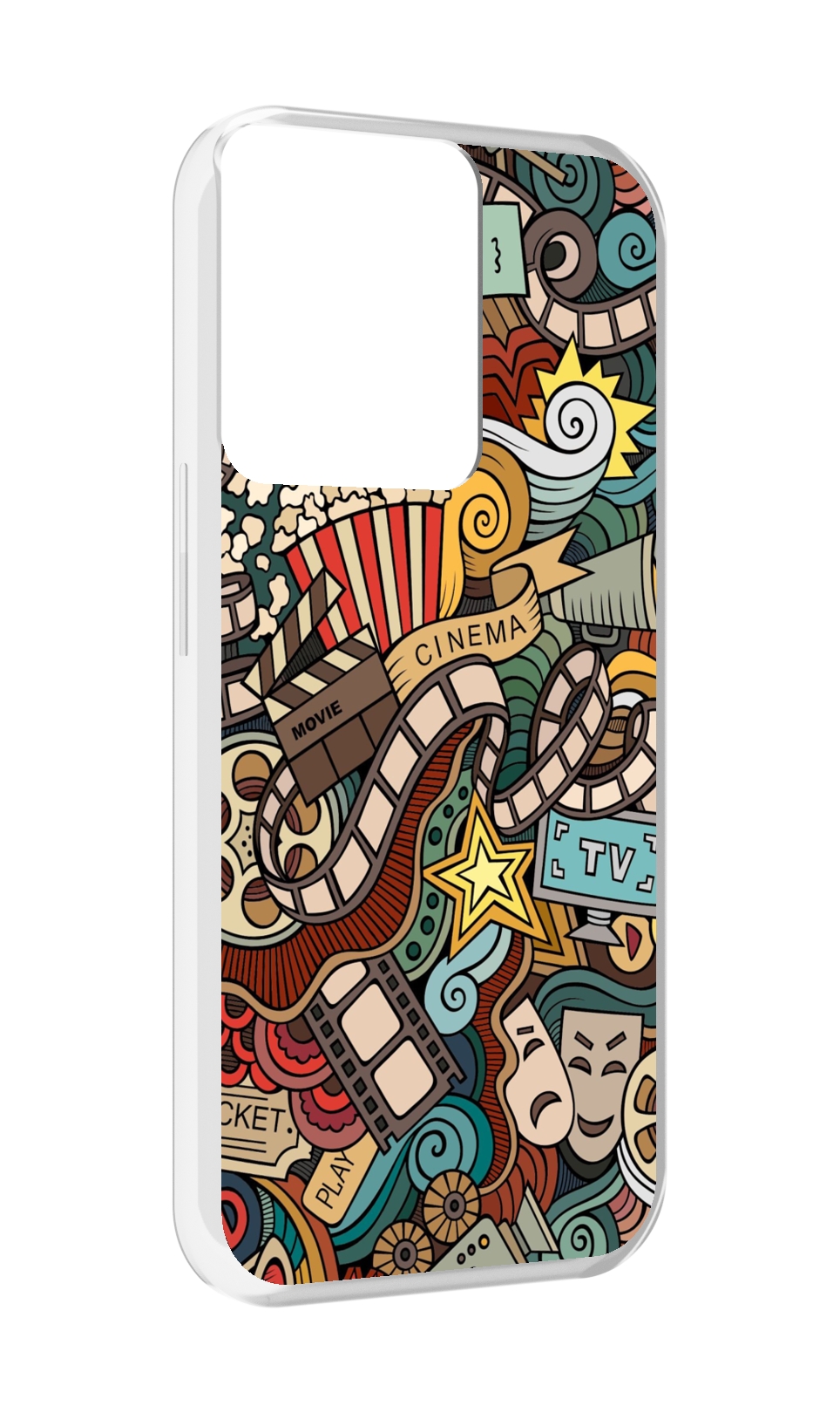 

Чехол MyPads любимое кино для OPPO Reno 8, Прозрачный, Tocco