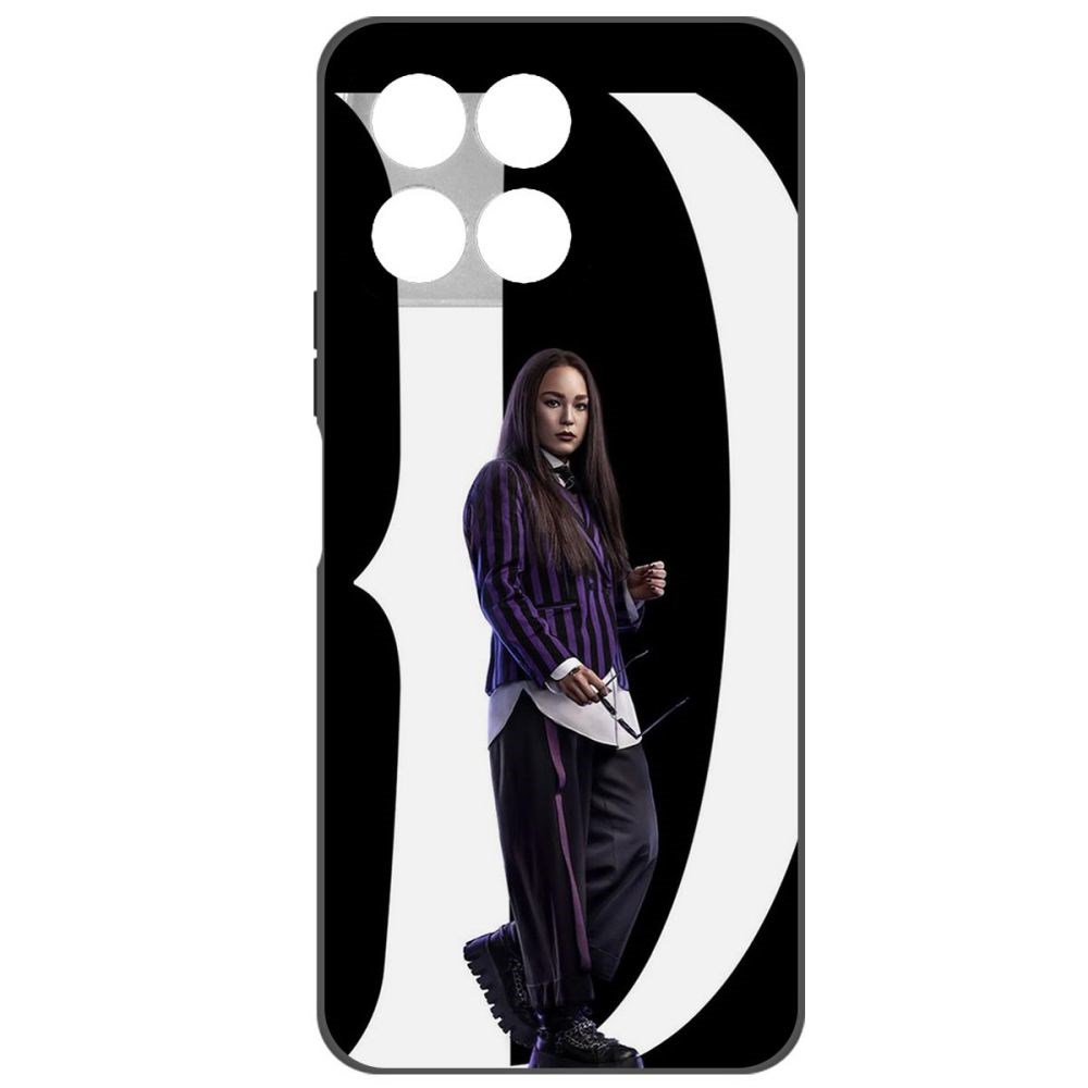

Чехол-накладка Софт Уэнсдей Аддамс - Йоко для Honor X6